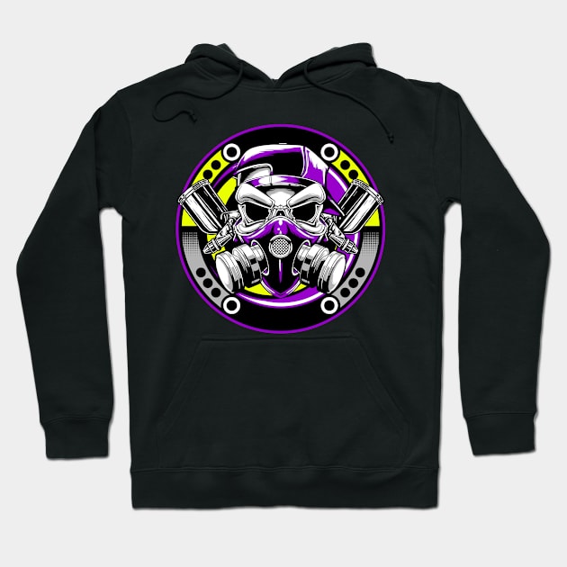 air brush paint Hoodie by damarhere